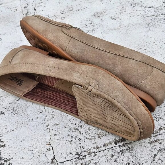 B.O.C Women Loafer Shoes Taupe Vegan Faux Leather Upper Slip On Shoes Size 10M - Picture 5 of 10